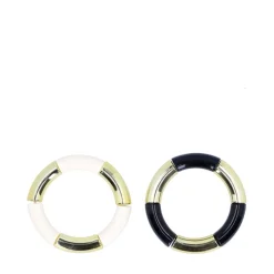 Manfield Goudkleurige elastieken bangles^ Sieraden