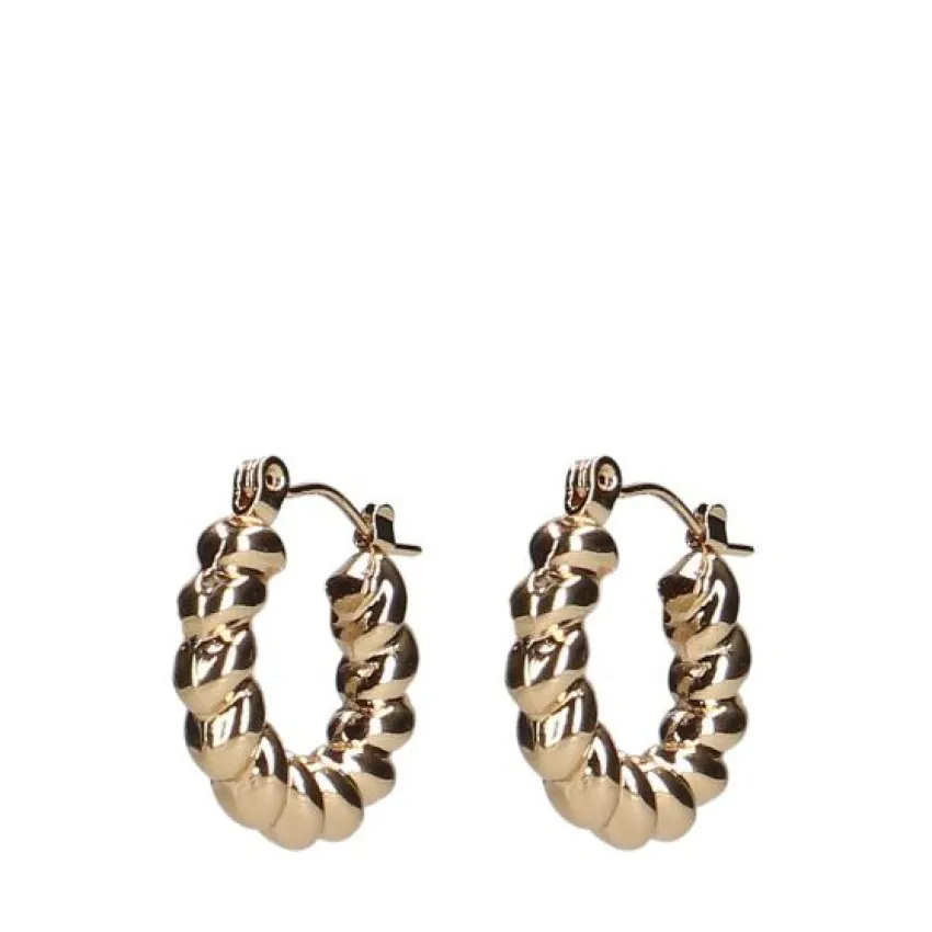 Manfield Goudkleurige gedraaide oorbellen^ Sieraden