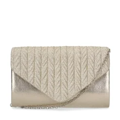 Manfield Goudkleurige glittertas^ Clutches