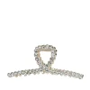 Manfield Goudkleurige haarklem met steentjes^ Haaraccessoires