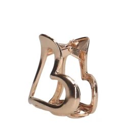 Manfield Goudkleurige hartjes haarklem^ Haaraccessoires