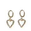 Manfield Goudkleurige hartjes oorbellen^ Sieraden