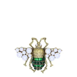 Manfield Goudkleurige kever broche^ Overig