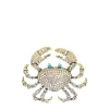 Manfield Goudkleurige krabben broche^ Overig