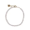 Manfield Goudkleurige strass armband^ Sieraden