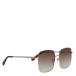 Manfield Goudkleurige zonnebril^ Zonnebrillen