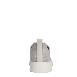 Manfield Grijze knit fabric sneakers^Heren Sneakers