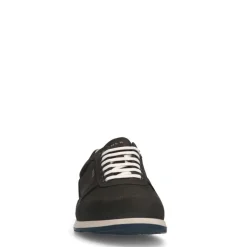 Van Lier Grijze nubuck sneakers^Heren Sneakers