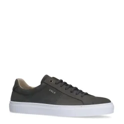 Van Lier Grijze nubuck sneakers^Heren Sneakers