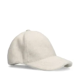 Manfield Grijze stoffen pet^ Hoeden & Petten