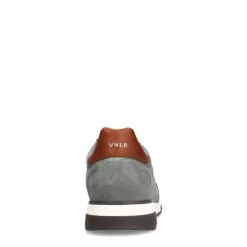 Van Lier Grijze suède sneakers^Heren Sneakers
