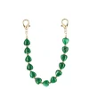 Manfield Groene hartjes bag charms^ Bag Charms