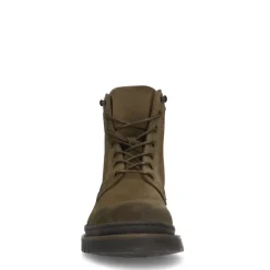 Manfield Khaki suède veterboots^Heren Boots