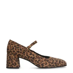Manfield Leopard Mary Jane pumps^DAMES Pumps