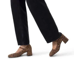 Manfield Leopard Mary Jane pumps^DAMES Pumps