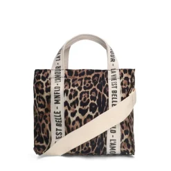 Manfield Leopard mini shopper^ Schoudertassen