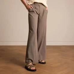 Manfield Leopard slippers met bandje^DAMES Slippers