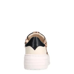 Manfield Leopard sneakers met ponyhair^DAMES Sneakers