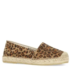 Manfield Leopard suède espadrilles^DAMES Espadrilles