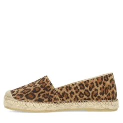 Manfield Leopard suède espadrilles^DAMES Espadrilles