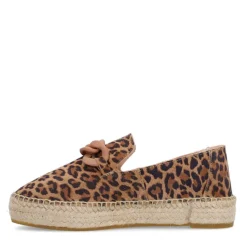 Manfield Leopard suède espadrilles^DAMES Espadrilles