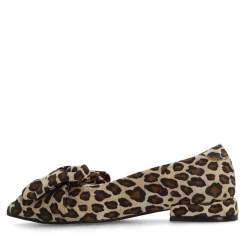 Manfield Leopard suède loafers^DAMES Loafers