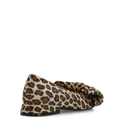 Manfield Leopard suède loafers^DAMES Loafers