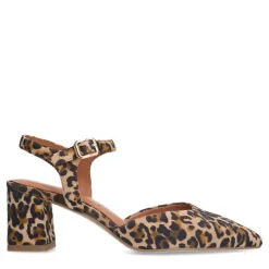 No Stress Leopard suède slingback pumps^DAMES Pumps|Slingbacks