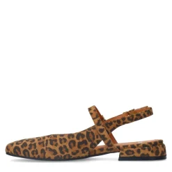 Manfield Leopard suède slingbacks^DAMES Pumps|Slingbacks