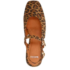 Manfield Leopard suède slingbacks^DAMES Pumps|Slingbacks
