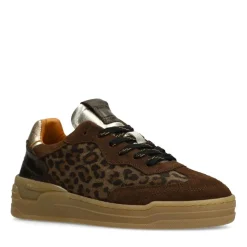 Manfield Leopard suède sneakers^DAMES Sneakers