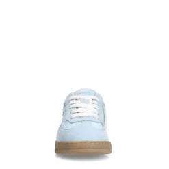 Manfield Lichtblauwe suède sneakers^DAMES Sneakers