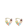 Manfield Multicolor oorbellen^ Sieraden