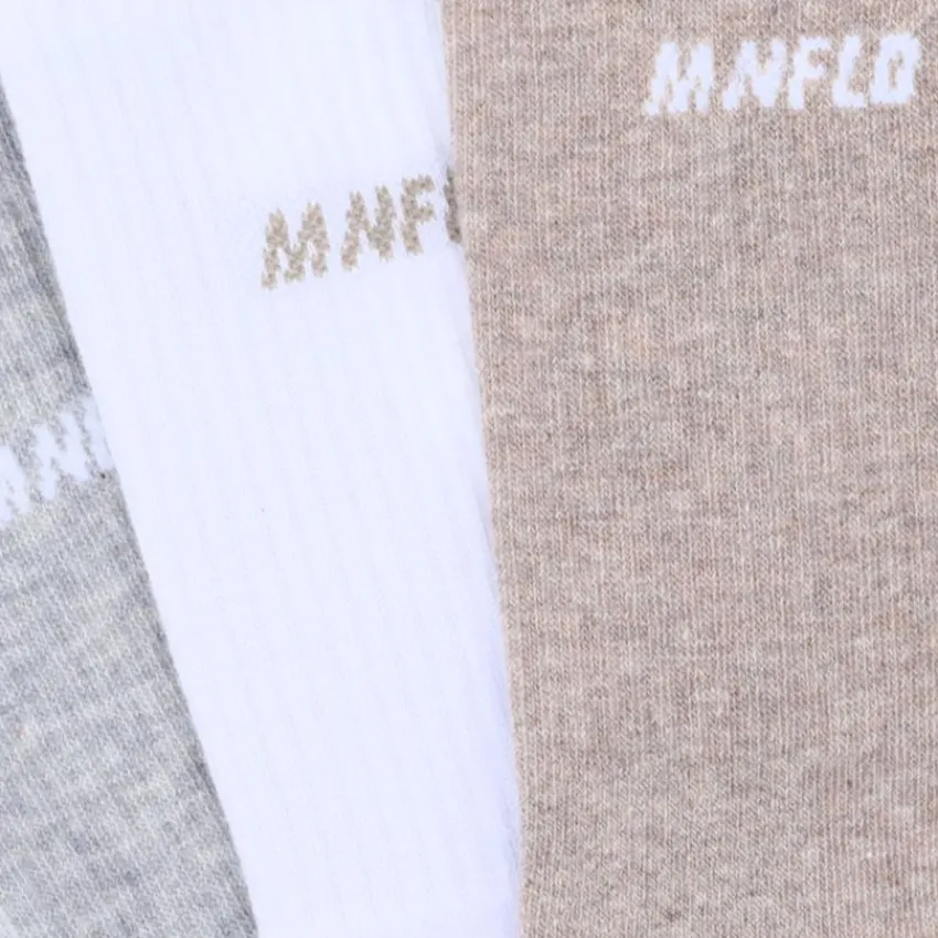 Manfield Multicolor 3-pack sokken^ Sokken