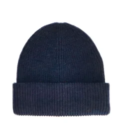Manfield Navy beanie^ Hoeden & Petten
