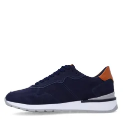 No Stress Navy nubuck sneakers^Heren Sneakers