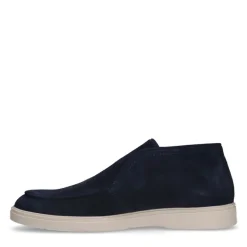Manfield Navy suède boots^Heren Boots
