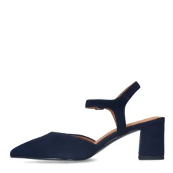 No Stress Navy suède slingbacks^DAMES Pumps|Slingbacks