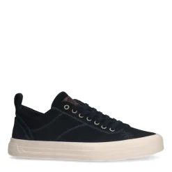Manfield Navy suède sneakers^Heren Sneakers