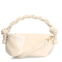 Manfield Off white lak handtas^ Handtassen