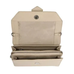 Manfield Off white leren clutch^ Clutches