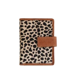 Manfield Portemonnee met leopard print^ Portemonnees