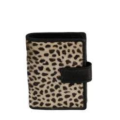 Manfield Portemonnee met leopard print^ Portemonnees