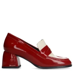 Manfield Rode lakleren pumps^DAMES Pumps