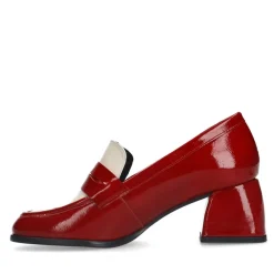 Manfield Rode lakleren pumps^DAMES Pumps