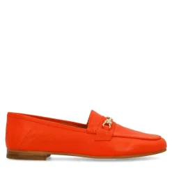 Manfield Rode leren loafers^DAMES Loafers