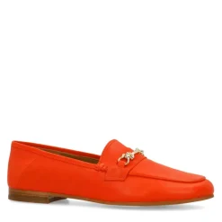 Manfield Rode leren loafers^DAMES Loafers