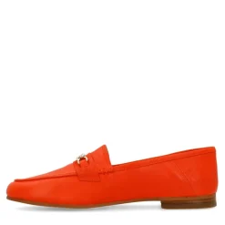 Manfield Rode leren loafers^DAMES Loafers