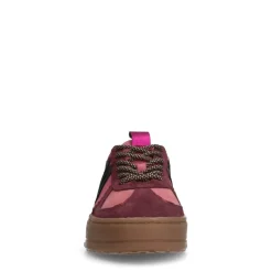 Manfield Roze suède sneakers^DAMES Sneakers