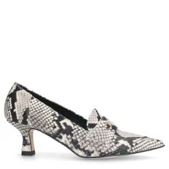 Manfield Slangenprint leren pumps^DAMES Pumps